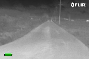 FLIR Scout TS24 Pro Thermal Night Vision Monocular at 250 Yards Distance