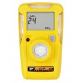 Honeywell BW Clip Series Single-Gas Detector with continuous monitoring, SO<sub>2</sub>, 0 to 100 ppm, two-year-