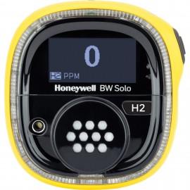 Honeywell BW Solo Single-Gas Detector with Bluetooth and yellow housing, H&lt;sub&gt;2&lt;/sub&gt;, 0 to 1000 ppm-