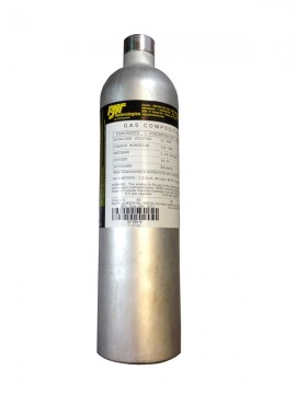 BW CG2-S-10-34 Single Gas Calibration Gas, SO<sub>2</sub>, 34L-