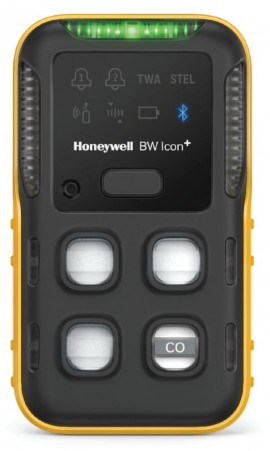 Honeywell BW Icon+ Series Single-Gas Detector, CO, yellow-