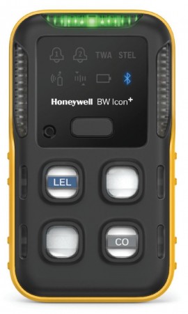 Honeywell BW Icon+ Series Multi-Gas Detector, %LEL(IR)/CO, yellow-