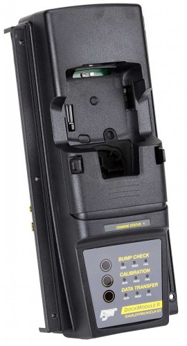 BW DOCK2-0-1P-00-G GasAlertMicroClip XT module for MicroDock II Automatic Test &amp; Calibration Station, charging with no power supply and 2 inlets -