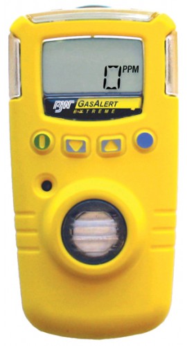 BW GAXT-N-DL GasAlert Extreme Single Gas Detector, Nitric oxide (NO), 0 to 250ppm-