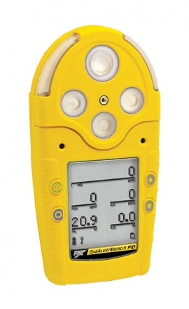 Honeywell BW M5IR-XUBH-R-D-D-Y-N-00 GasAlertMicro 5 IR Gas Detector, CO&amp;#8322;/O&amp;#8322;/LEL/H&amp;#8322;S-