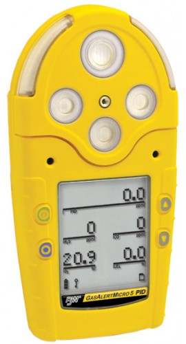 BW M5PID-00Q0-A-P-D-Y-N-00 GasAlertMicro 5 PID Multi-Gas Detector, VOCs, Alkaline Batteries &amp;amp; Pump-